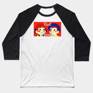 Peko-chan & Poco-chan Best Friends Baseball T-Shirt